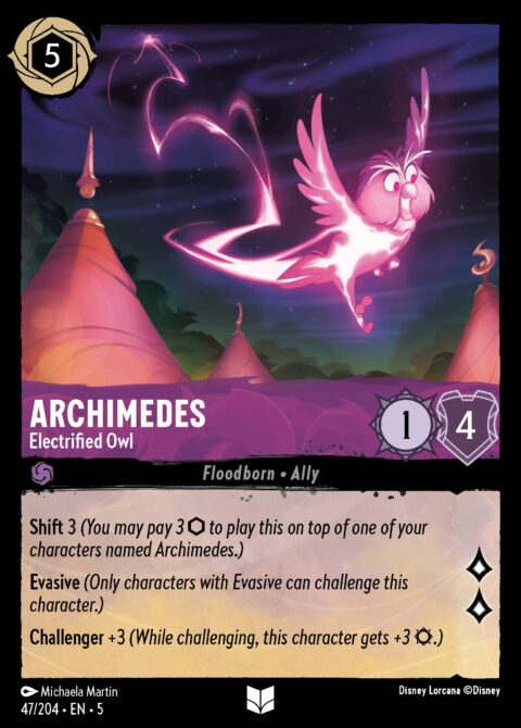 Archimedes - Electrified Owl - 5 #47 - Normal