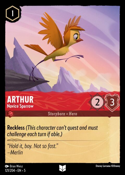 Arthur - Novice Sparrow - 5 #121 - Normal