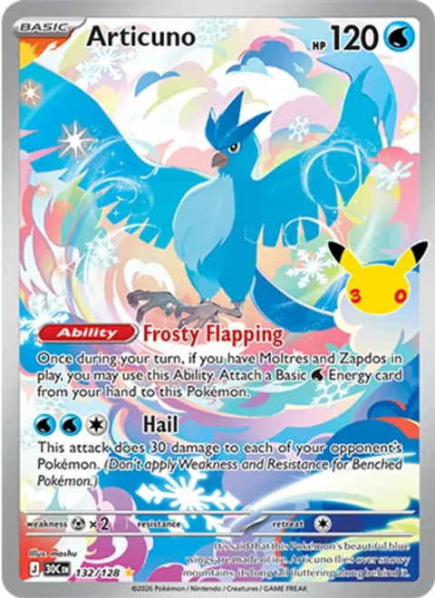 Articuno - 30C #132 - Normal