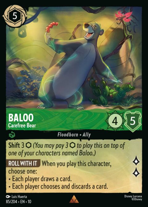 Baloo - Carefree Bear - 10 #85 - Foil
