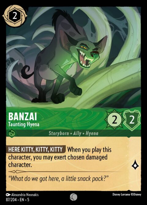 Banzai - Taunting Hyena - 5 #87 - Normal