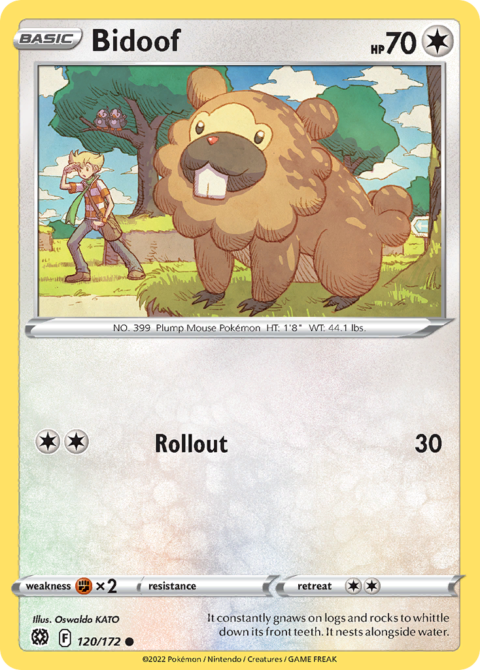 Bidoof - BRS #120 - Normal