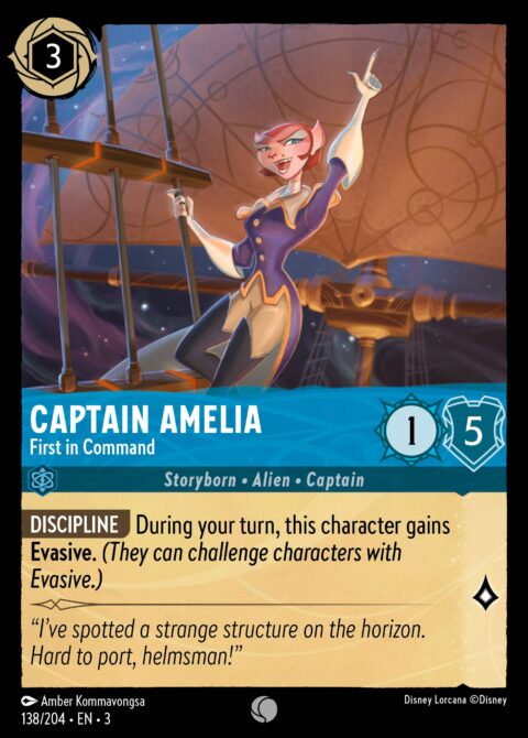 Captain Amelia - First in Command - 3 #138 - Normal