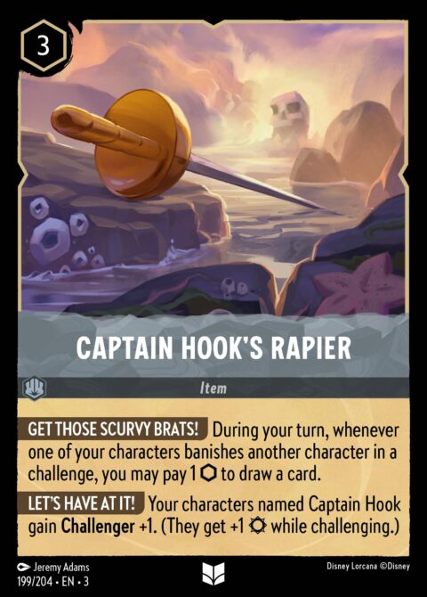 Captain Hook's Rapier - 3 #199 - Normal