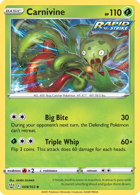 Carnivine - BST #9 - Normal