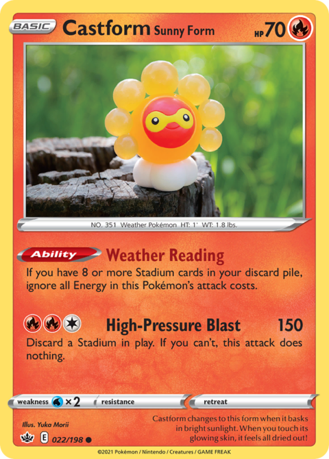 Castform Sunny Form - CRE #22 - Normal
