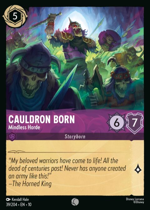 Cauldron Born - Mindless Horde - 10 #39 - Foil