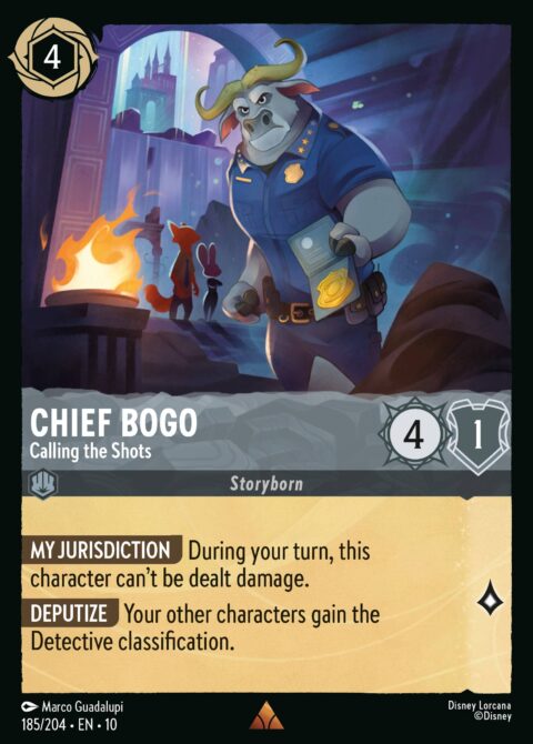 Chief Bogo - Calling the Shots - 10 #185 - Foil