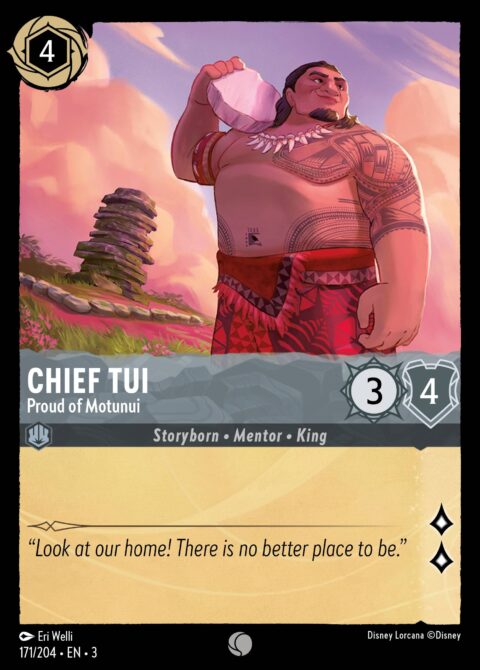 Chief Tui - Proud of Motunui - 3 #171 - Normal