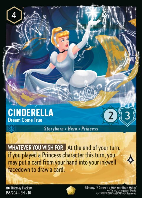 Cinderella - Dream Come True - 10 #155 - Foil
