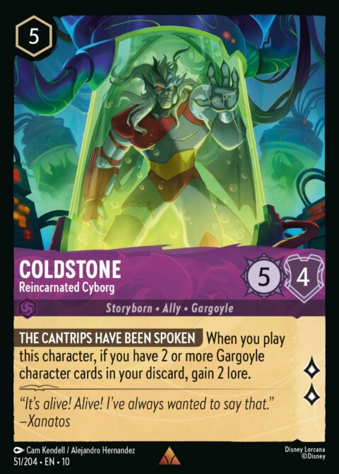 Coldstone - Reincarnated Cyborg - 10 #51 - Foil