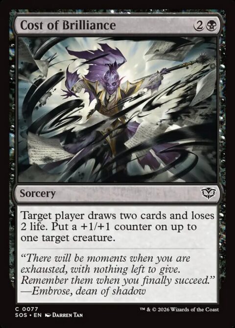 Cost of Brilliance - SOS #77 - Foil