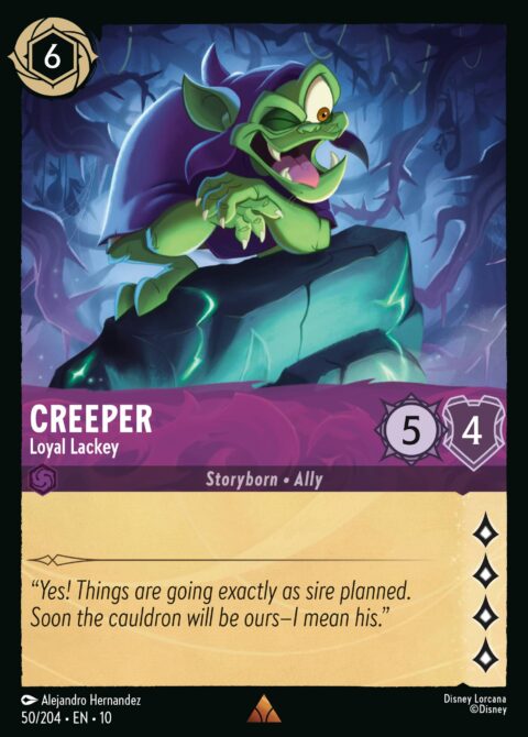 Creeper - Loyal Lackey - 10 #50 - Foil