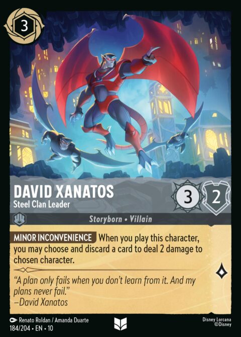 David Xanatos - Steel Clan Leader - 10 #184 - Foil