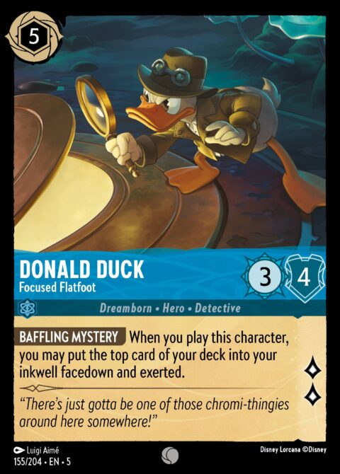 Donald Duck - Focused Flatfoot - 5 #155 - Normal