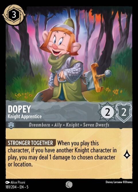 Dopey - Knight Apprentice - 5 #181 - Normal