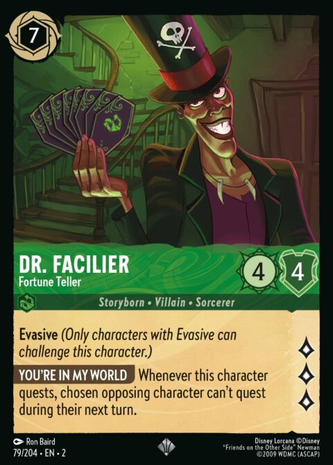Dr. Facilier - Fortune Teller - 2 #79 - Normal