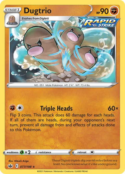 Dugtrio - CRE #77 - Normal