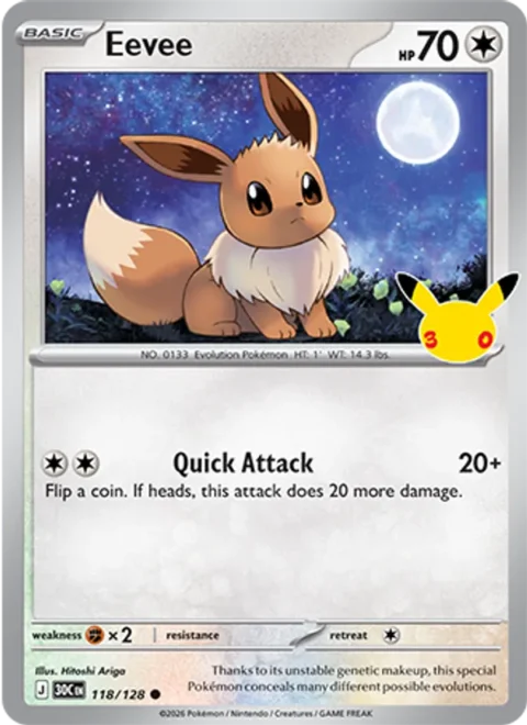 Eevee - 30C #118 - Normal
