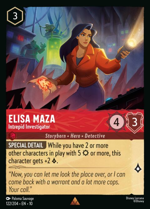 Elisa Maza - Intrepid Investigator - 10 #122 - Foil