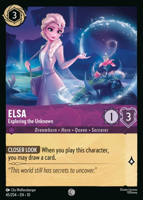Elsa - Exploring the Unknown - 10 #45 - Foil