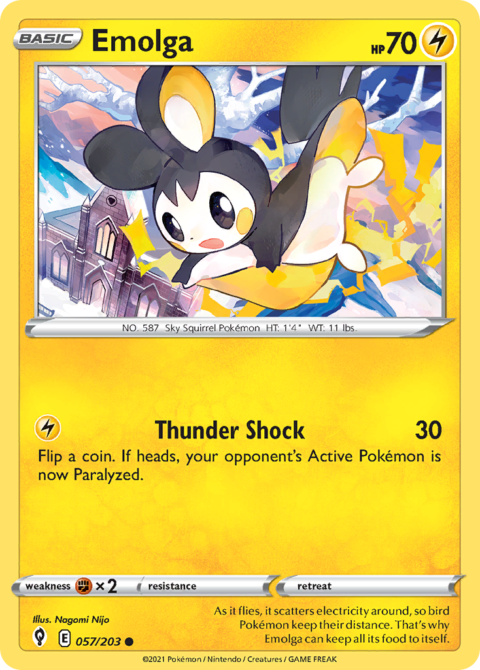 Emolga - EVS #57 - Normal