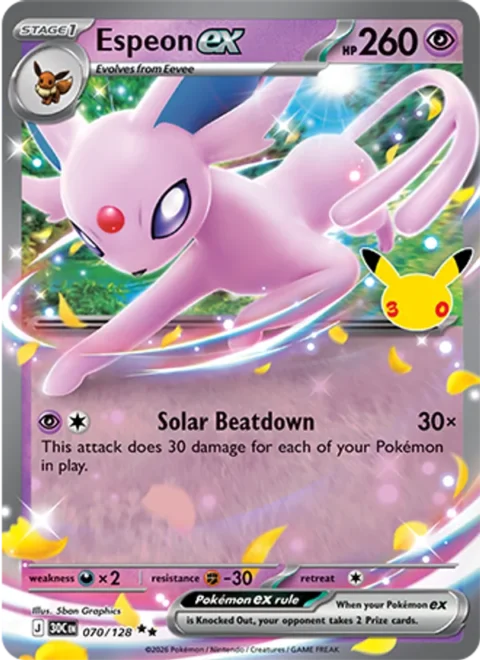 Espeon ex - 30C #070 - Normal