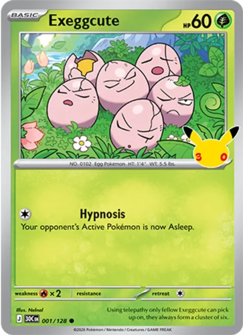 Exeggcute - 30C #001 - Normal