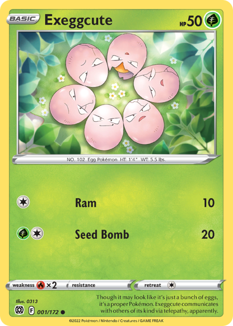 Exeggcute - BRS #1 - Normal