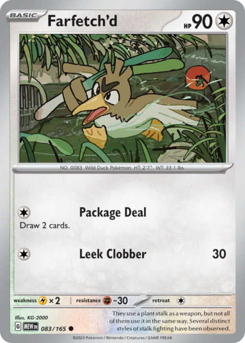 Farfetch'd - MEW #83 - Normal
