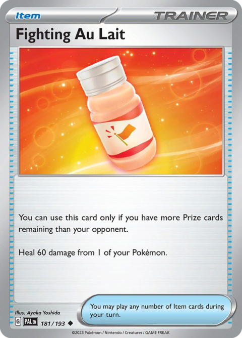 Fighting Au Lait - PAL #181 - Reverse Holo
