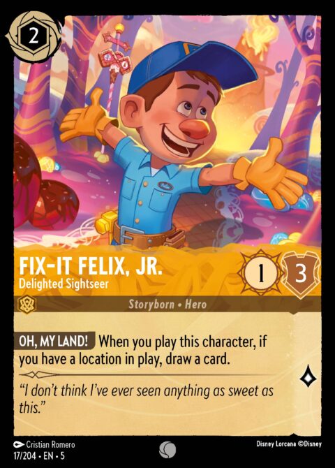 Fix-It Felix, Jr. - Delighted Sightseer - 5 #17 - Normal