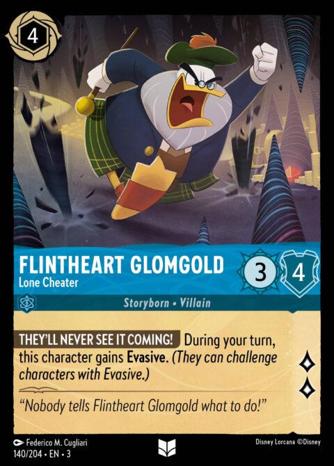 Flintheart Glomgold - Lone Cheater - 3 #140 - Normal