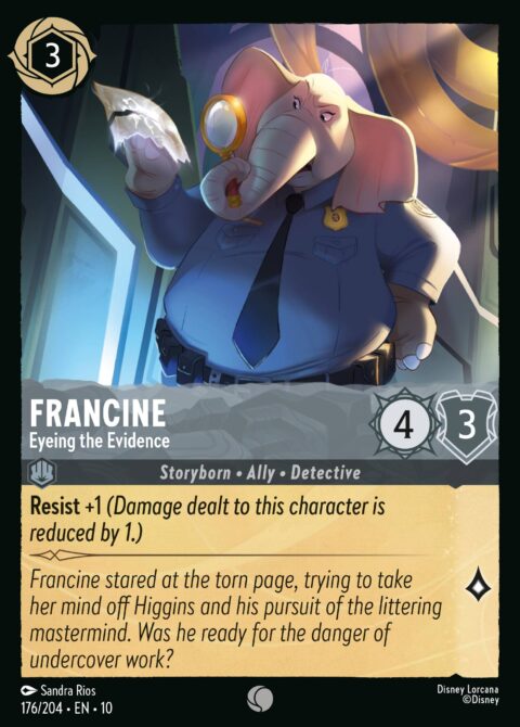 Francine - Eyeing the Evidence - 10 #176 - Foil