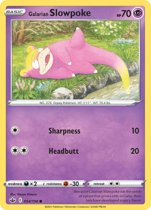 Galarian Slowpoke - CRE #54 - Normal