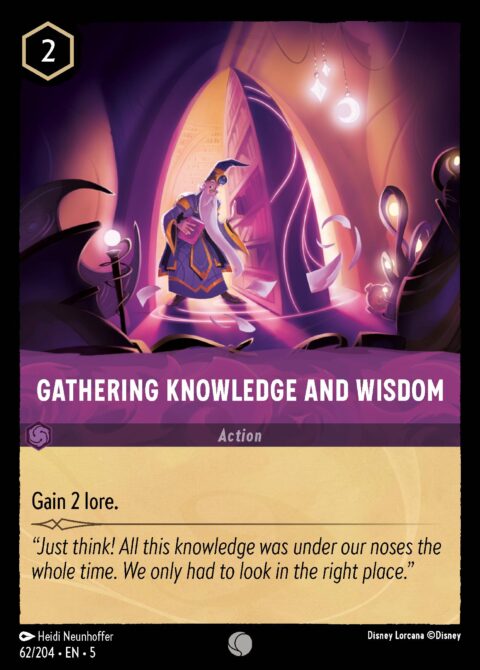 Gathering Knowledge and Wisdom - 5 #62 - Normal
