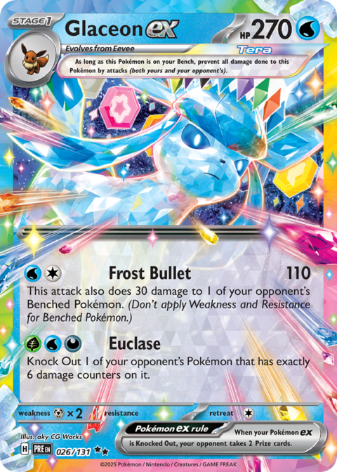 Glaceon ex - PRE #26