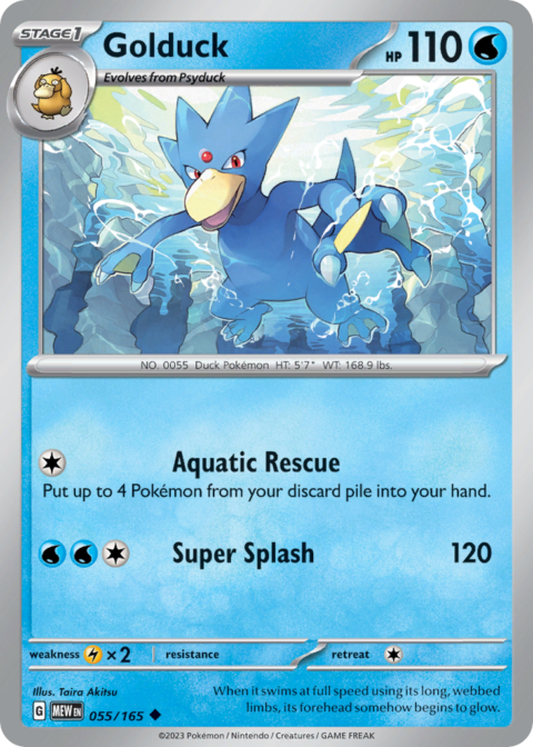 Golduck - MEW #55 - Normal