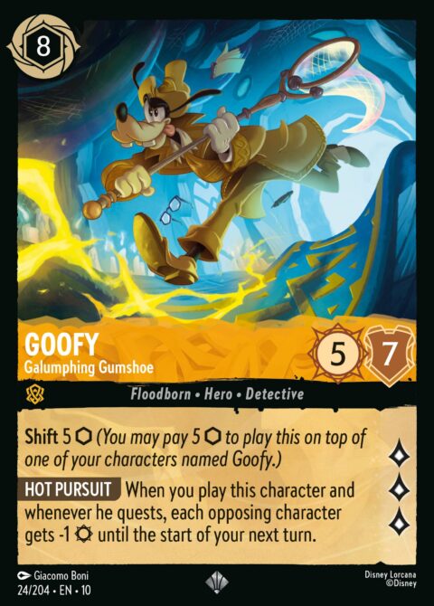 Goofy - Galumphing Gumshoe - 10 #24 - Foil