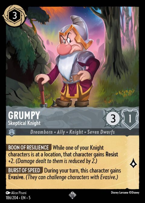 Grumpy - Skeptical Knight - 5 #186 - Normal