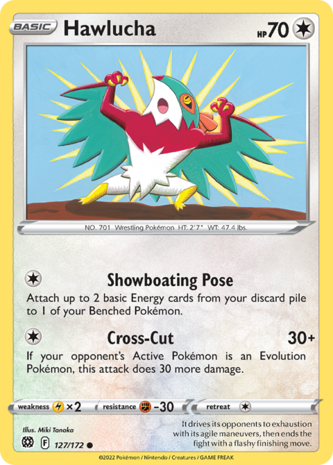 Hawlucha - BRS #127 - Normal