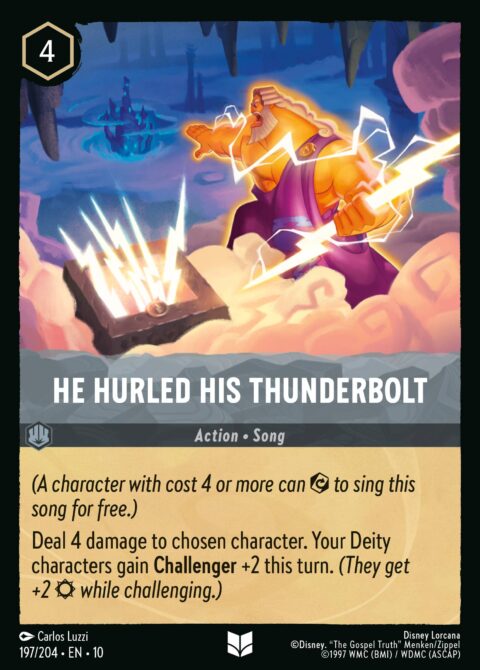 He Hurled His Thunderbolt - 10 #197 - Foil
