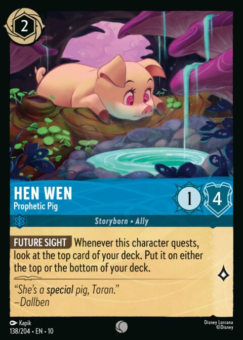 Hen Wen - Prophetic Pig - 10 #138 - Foil