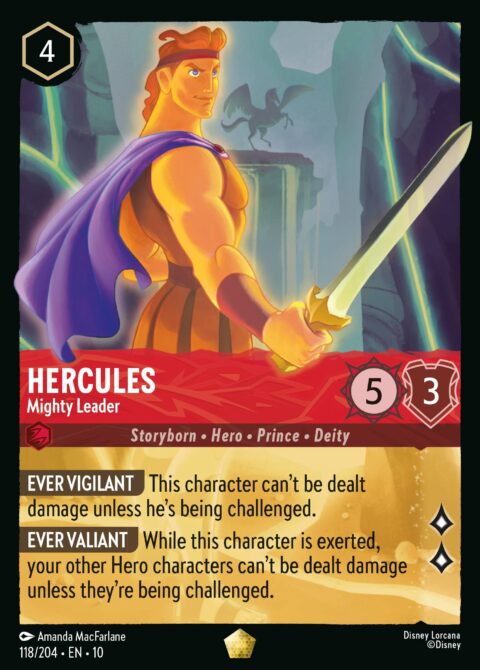 Hercules - Mighty Leader - 10 #118 - Foil