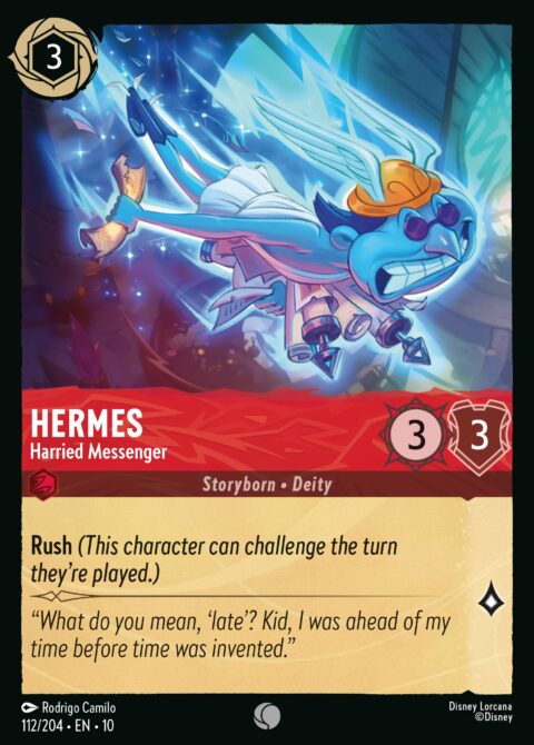Hermes - Harried Messenger - 10 #112 - Foil