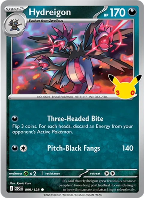 Hydreigon - 30C #099 - Normal