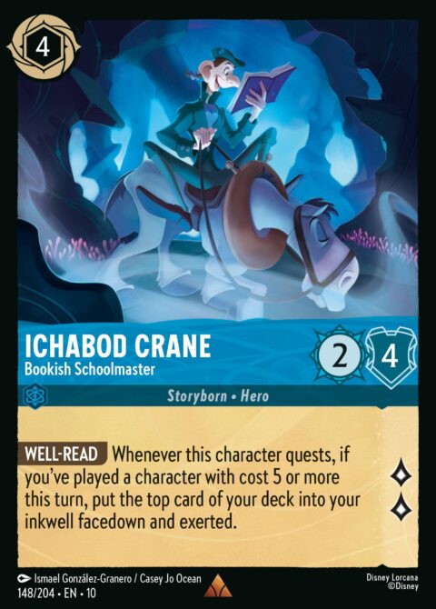 Ichabod Crane - Bookish Schoolmaster - 10 #148 - Foil