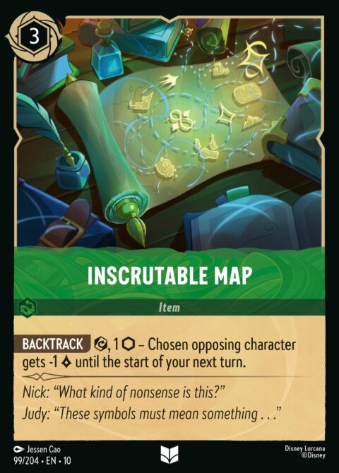 Inscrutable Map - 10 #99 - Foil