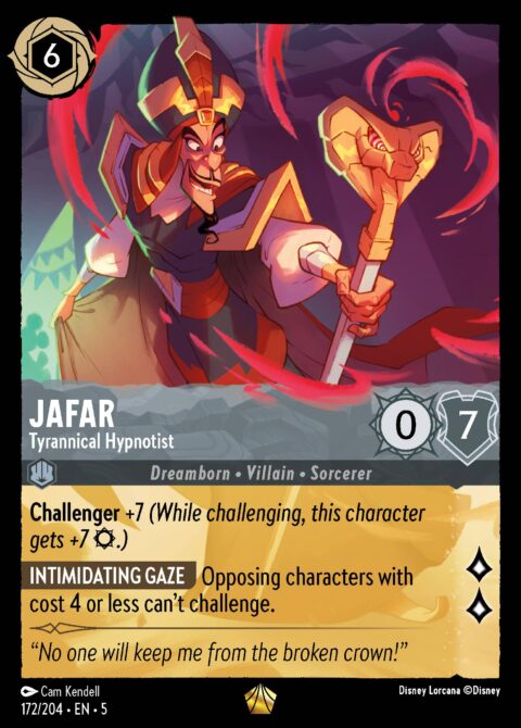 Jafar - Tyrannical Hypnotist - 5 #172 - Foil