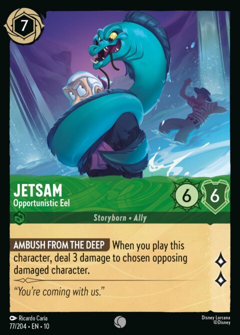 Jetsam - Opportunistic Eel - 10 #77 - Foil